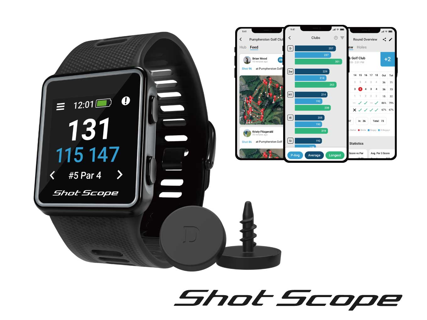 Shot Scope V3 時計型ゴルフGPS 2名様にプレゼント