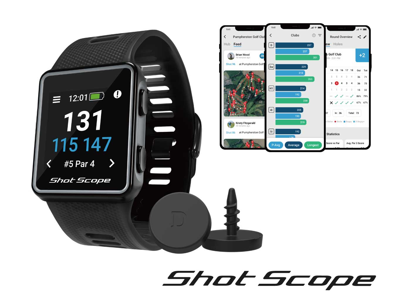 Shot Scope V3 時計型ゴルフGPS　2名様にプレゼント