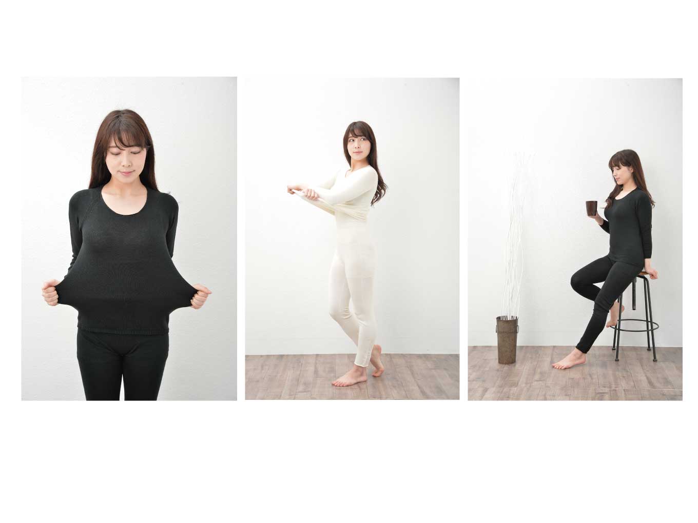 ニットインナー上下セット 3名様