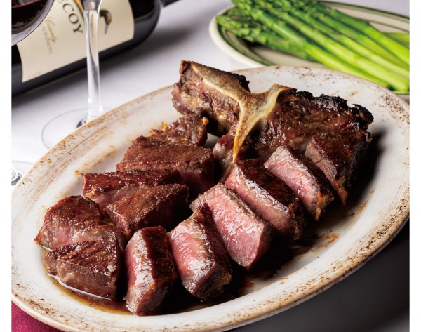 USDAプライム  Tボーンステーキディナーコース 1組2名様