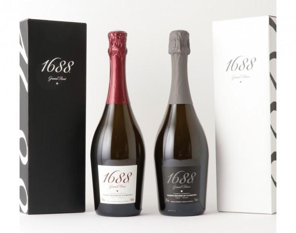フランス製ノンアルコール・スパークリング 1688 Grand Rosé & 1688 Grand Blanc　6名様