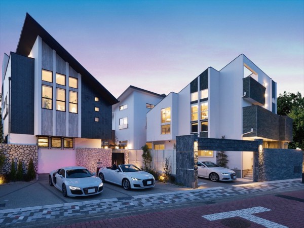 DESIGN STUDIO MOROTOが提案する、一等地に相応しい、ラグジュアリー分譲住宅