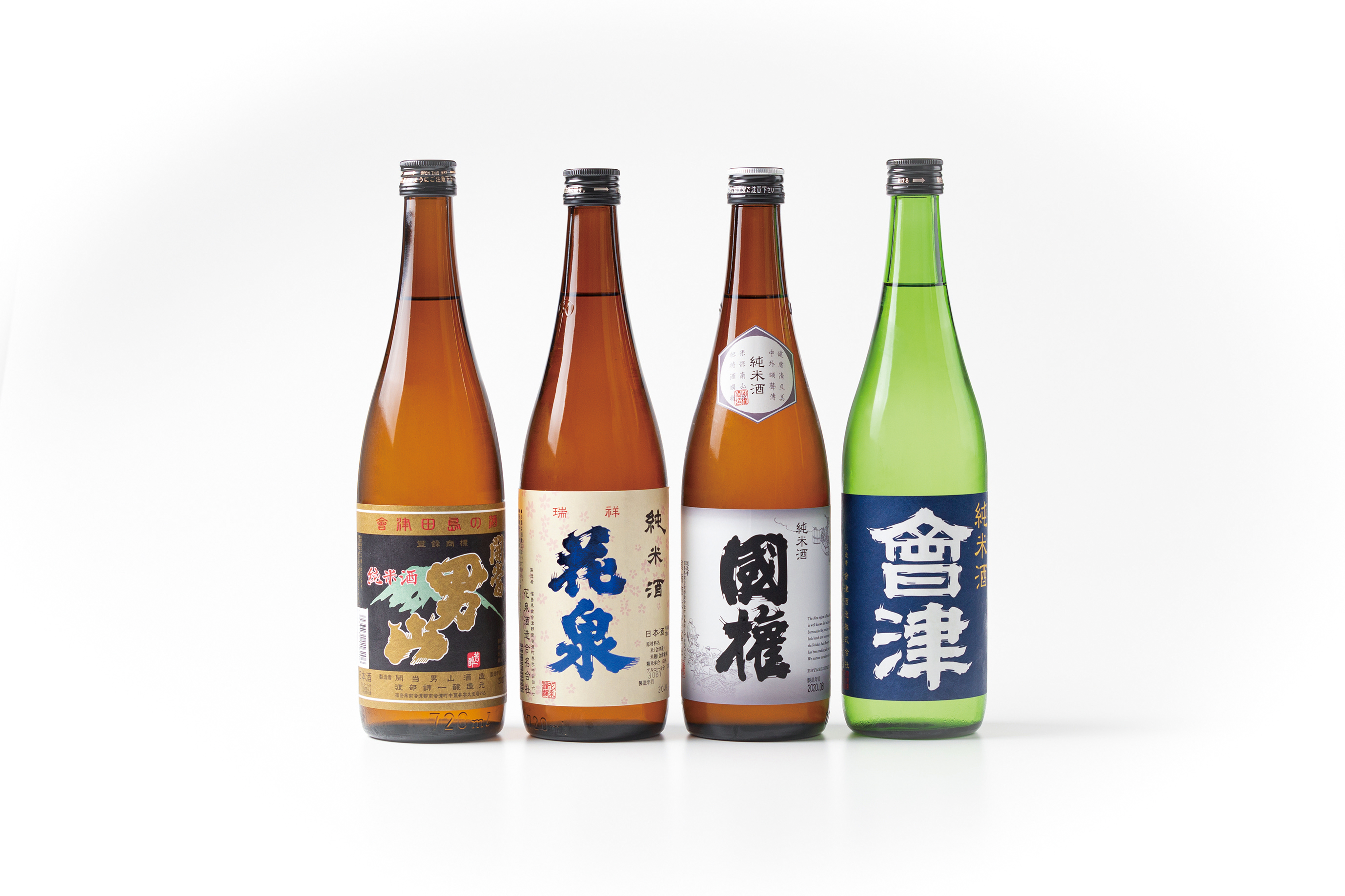 南会津町内4蔵の純米酒 4本セット×5名様