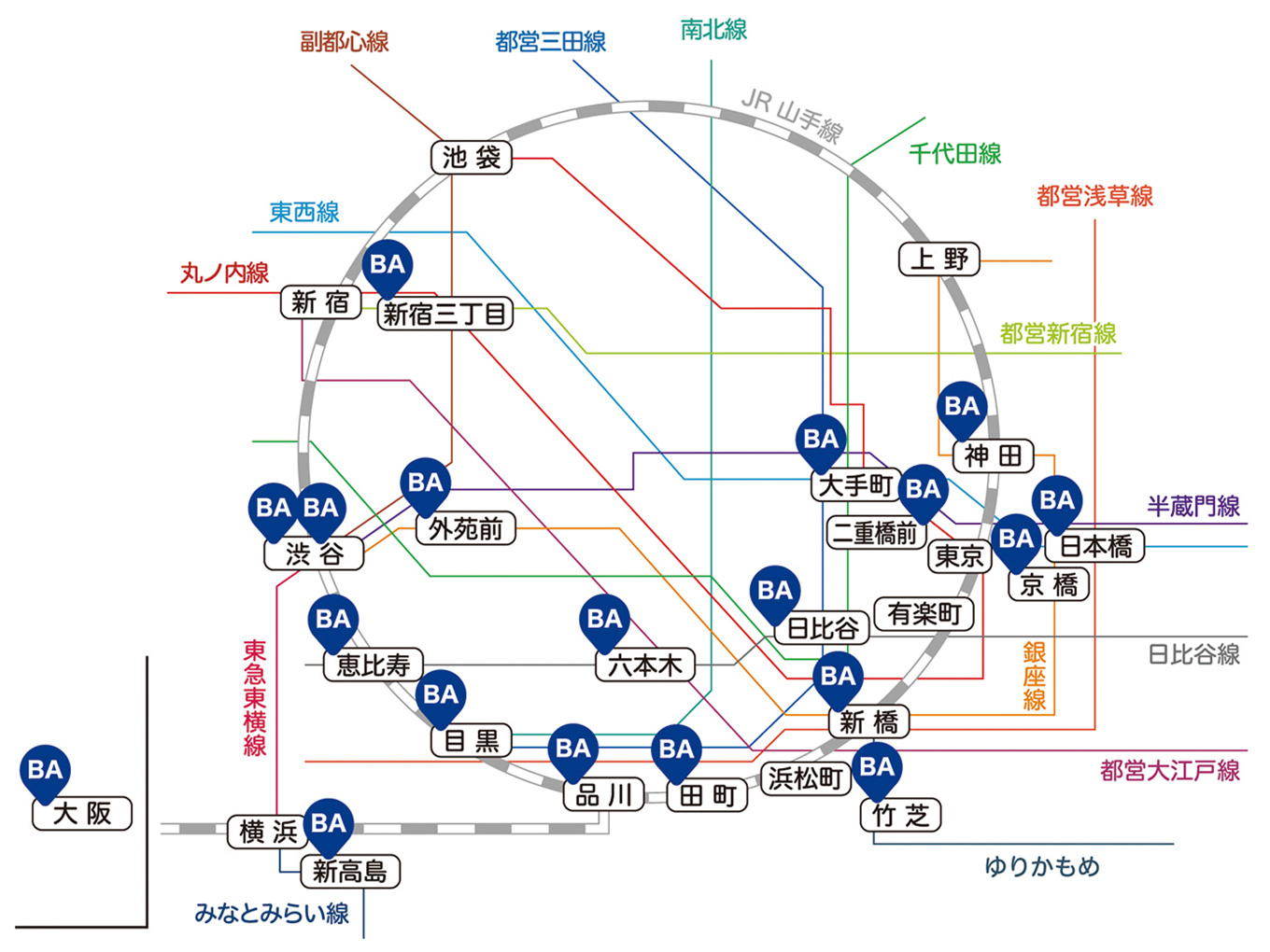 LW路線図