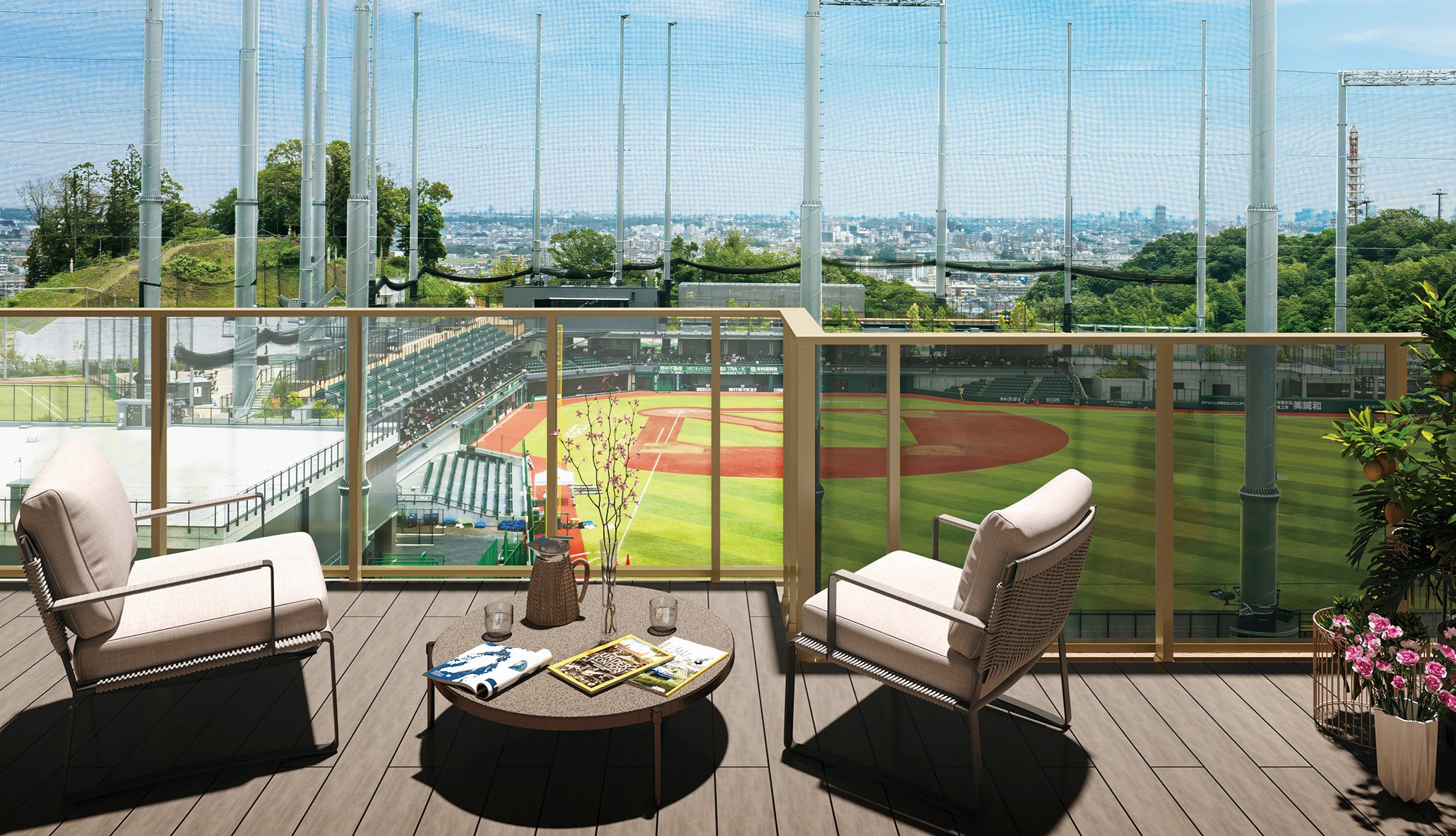 DUOSCENE稲城_バルコニー