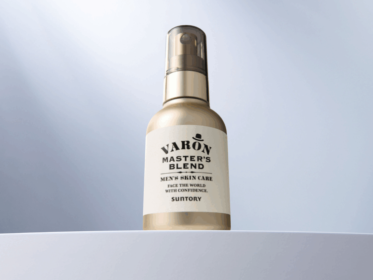 サントリーの新メンズコスメ「VARON」登場。シミ・シワに悩む大人男性に1本ケアを提案